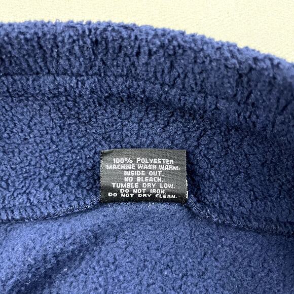 Vintage Columbia Pictures Vest Jacket Adult XL Navy Blue Fleece Movies Film 90s - Picture 6 of 10